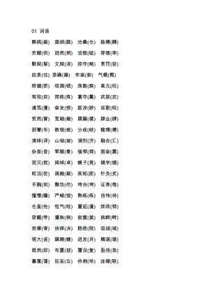 初中語文易錯詞語+成語最全匯總.docx