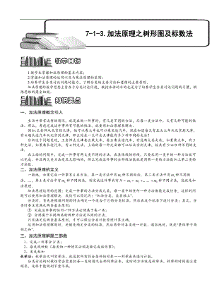 小學(xué)奧數(shù)加法原理之樹形圖及標(biāo)數(shù)法143.doc