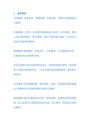 初中歷史考試同類知識(shí)歸納比較.docx
