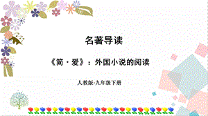 部編版九年級下冊語文第六單元名著導(dǎo)讀簡愛外國小說的閱讀課件.ppt