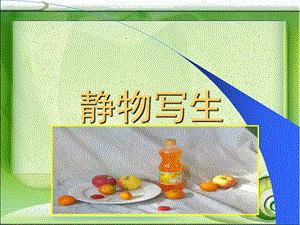 人教版五年級下冊美術《靜物寫生》課件.ppt