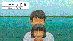 人教部編版四年級下冊語文21蘆花鞋.一課時課件.pptx