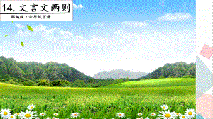 人教部編版六年級下冊語文14文言文兩則.第一課時(shí)(1)課件.pptx
