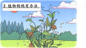 人教部編版二年級上冊語文3植物媽媽有辦法 課件.pptx