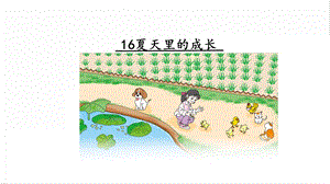 人教部編版六年級上冊語文16夏天里的成長課件.pptx