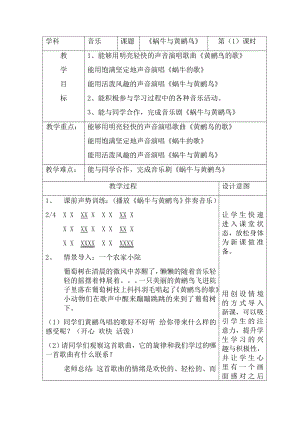 人教版三年級下冊音樂 賣報歌-教案（張小老師公開課）.doc