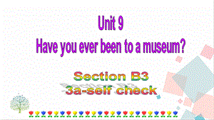 人教版八年級(jí)下冊(cè)英語Unit 9 Section B (3a-self check) 課件.ppt