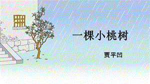 人教部編版七年級下語文19.一棵小桃樹課件.pptx