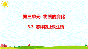 大象版六年級(jí)科學(xué)下冊(cè)3.3怎樣防止鐵生銹課件（21張PPT).pptx