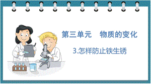 大象版六年級下冊科學3.3怎樣防止鐵生銹（課件）.pptx