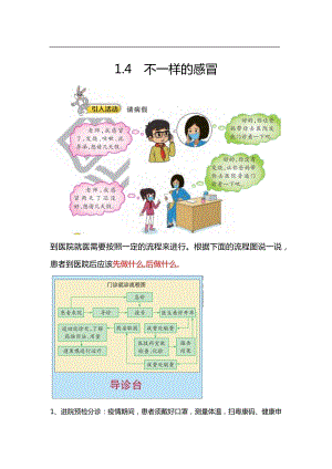 大象版六年級上冊科學(xué)1.4.不一樣的感冒知識點.docx