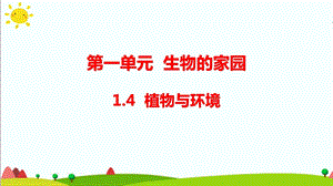 大象版六年級(jí)科學(xué)下冊(cè)1.4植物與環(huán)境課件（19張PPT).pptx