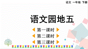 人教部編版一年級下冊語文語文園地五-課件.pptx