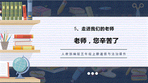 人教部編版三上道德與法治老師您辛苦了課件.pptx