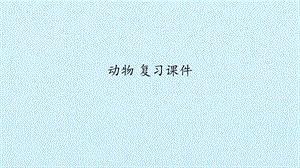 冀人版一年級上冊科學《動物》復習課件.pptx