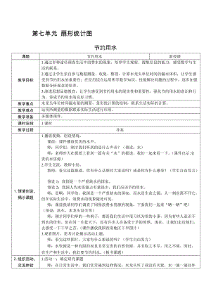 人教版六上數學第7單元節約用水-教案.docx