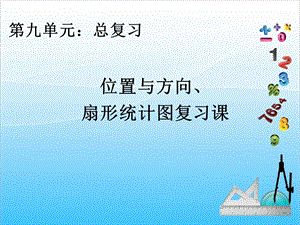 人教版六年級上冊數學9.位置與方向、統計圖復習課-課件.ppt