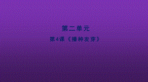 人教鄂教版三年級下冊科學4《播種發芽》課件(共14張PPT).pptx