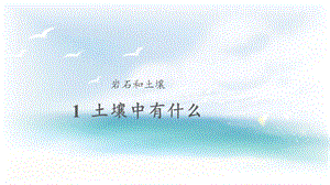 人教鄂教版三年級下冊科學1《土壤里有什么》課件.pptx