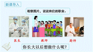 人教部編版二年級下冊語文（教學(xué)課件）口語交際長大以后做什么.pptx