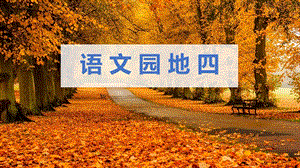 人教部編版四年級下冊語文（教學課件）語文園地四.pptx