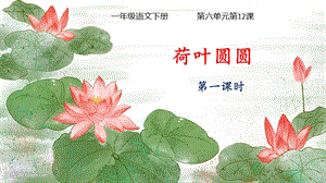 部編版一年級下學期語文荷葉圓圓-課件.pptx