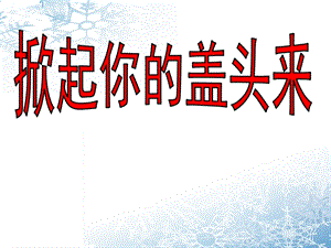 湘藝版五年級下冊音樂《掀起你的蓋頭來》課件.ppt