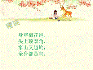 冀少版二年級下冊音樂大鹿課件.ppt