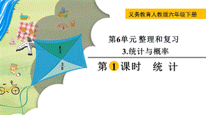 人教版六年級下冊數學6.3.1《《統計》教學課件.pptx
