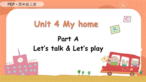 人教PEP版四上英語Unit4第1課時ALetstalkLetsplay教學課件.pptx