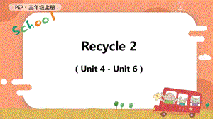 人教PEP版三年級上冊英語Recycle2教學課件.pptx