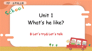 人教PEP版五年級上冊英語Unit1BBLetstryLetstalk教學課件.pptx