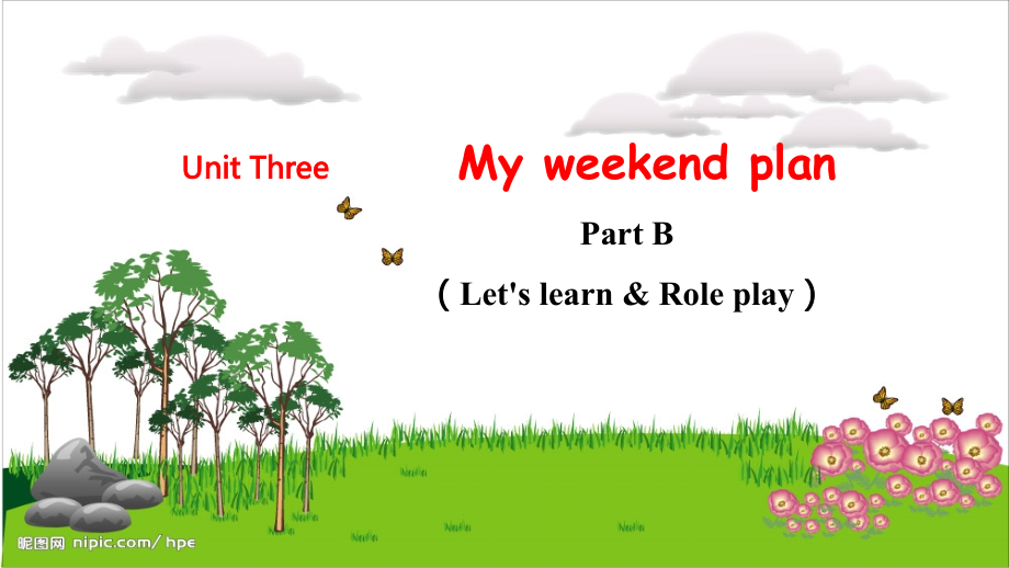 人教PEP版六上英語Unit3 Part B Let's learn & Role play 課件.rar