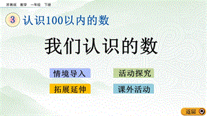 蘇教版一年級下冊數學3.10 我們認識的數_教學課件.pptx