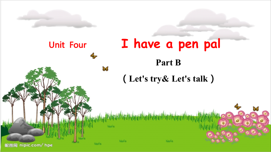 人教PEP版六上英語Unit4 Part BLet's try & Let's talk 課件.rar