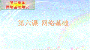 青島版七上信息技術(shù)第6課 網(wǎng)絡(luò)基礎(chǔ)_課件.pptx