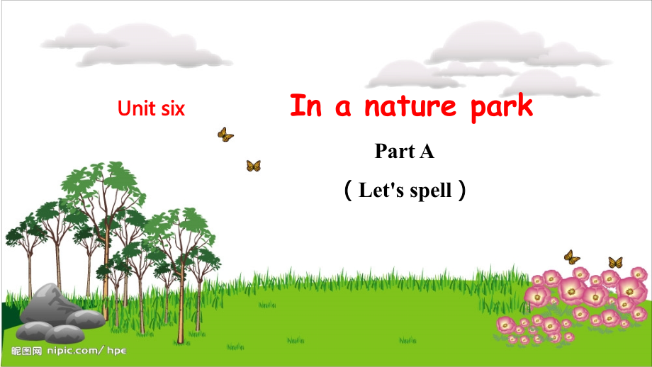 人教PEP版五上英語Unit6PartALetsspell教學課件.rar