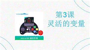 青島版八下信息技術第3課靈活的變量課件.pptx