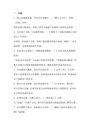 初中語文專題：古詩詞常考【修辭句】27條.docx
