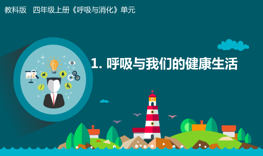 教科版四年級上冊科學(xué)2.2呼吸與健康生活課件+教案+實驗記錄單.rar