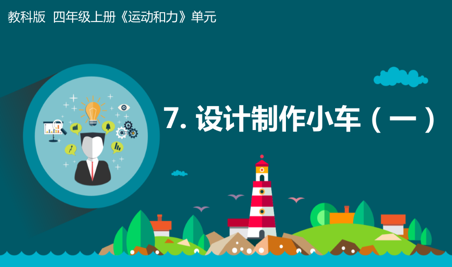 教科版四上科學3.7設計制作小車（一）課件+教學設計.rar
