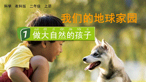 教科版二上科學1.7 做大自然的孩子 課件.pptx