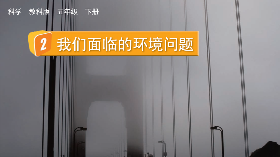 教科版五下科學3.2我們面臨的環境問題課件含視頻素材.rar