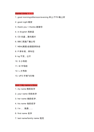 初一英語上冊：Unit19重點短語匯總.docx