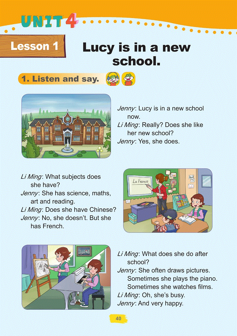魯科版五年級上冊英語Unit 4-Lesson1課件ppt含音視頻素材.rar