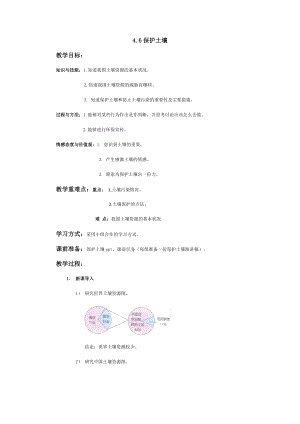浙教版八下科學第4章第6節 保護土壤 教案2.doc