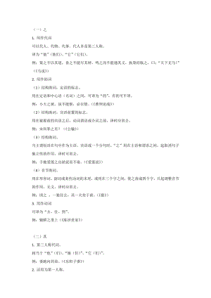 初中語文文言文常見的25個虛詞用法匯總.docx