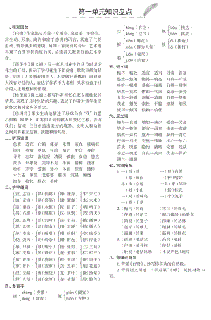 部編版五年級(jí)上冊(cè)語(yǔ)文知識(shí)盤(pán)點(diǎn)（全冊(cè)期末復(fù)習(xí)資料）.pdf