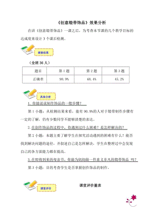 小學綜合實踐活動-創(chuàng)意緞帶飾品-王-效果分析.doc