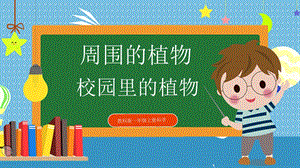 教科版小學科學一年級上冊6.校園里的植物課件.pptx